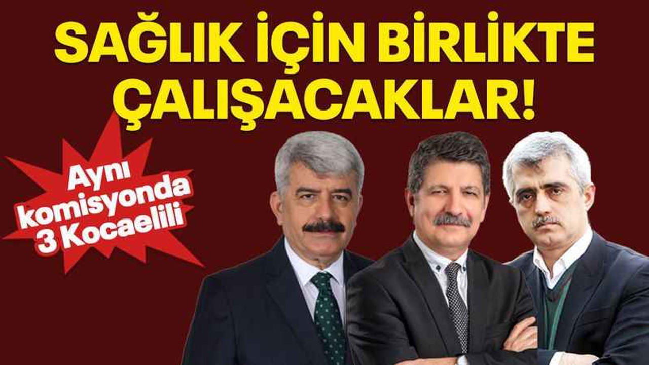 Sağlık için birlikte çalışacaklar!